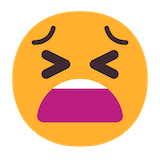 tired-face Emoji microsoft