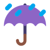 umbrella-with-rain-drops Emoji microsoft