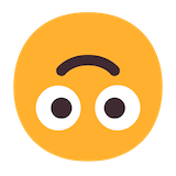 upside-down-face Emoji microsoft