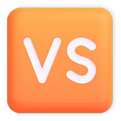 🆚 Señal “VS” cuadrada Emoji en Windows