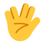 vulcan-salute Emoji microsoft