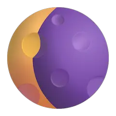 🌘 Waning Crescent Moon Emoji on Windows
