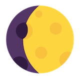 waxing-gibbous-moon Emoji microsoft
