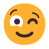 winking-face Emoji microsoft