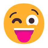 winking-face-with-tongue Emoji microsoft
