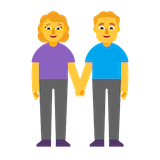 woman-and-man-holding-hands Emoji microsoft