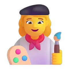 Woman Artist Emoji on Windows