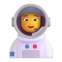 Astronauta donna Emoji Windows