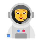 woman-astronaut Emoji microsoft