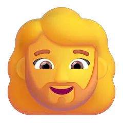 🧔‍♀️ Woman: Beard Emoji on Windows