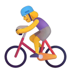 🚴‍♀️ Woman Biking Emoji on Windows