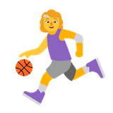 woman-bouncing-ball Emoji microsoft
