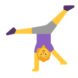 woman-cartwheeling Emoji microsoft