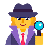 woman-detective Emoji microsoft