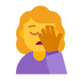 woman-facepalming Emoji microsoft