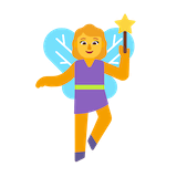woman-fairy Emoji microsoft