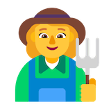 woman-farmer Emoji microsoft