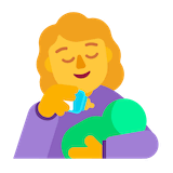 woman-feeding-baby Emoji microsoft