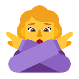 woman-gesturing-no Emoji microsoft