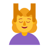 woman-getting-massage Emoji microsoft