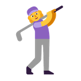 woman-golfing Emoji microsoft
