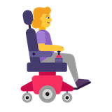 woman-in-motorized-wheelchair-facing-right Emoji microsoft
