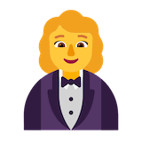 woman-in-tuxedo Emoji microsoft