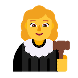 woman-judge Emoji microsoft