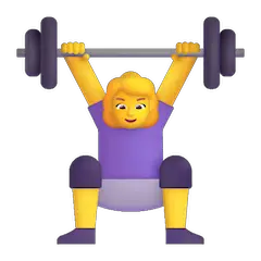 Gewichtheberin Emoji Windows