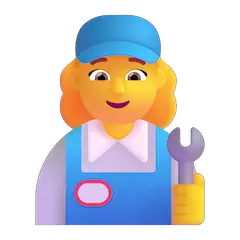 👩‍🔧 Woman Mechanic Emoji on Windows