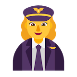 woman-pilot Emoji microsoft