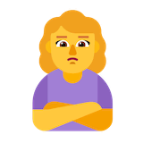 woman-pouting Emoji microsoft