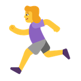 woman-running Emoji microsoft