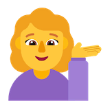 woman-tipping-hand Emoji microsoft