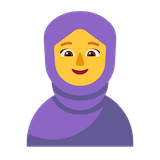 woman-with-headscarf Emoji microsoft