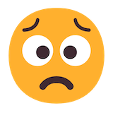 worried-face Emoji microsoft