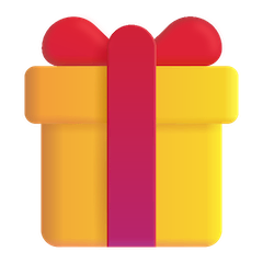 Wrapped Gift Emoji on Windows