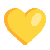 yellow-heart Emoji microsoft