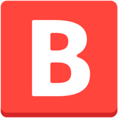 🅱️ B Button (Blood Type) Emoji in Mozilla Browser