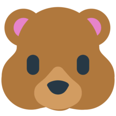 Muso di orso Emoji Mozilla