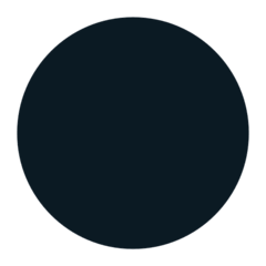⚫ Círculo preto Emoji nos Mozilla