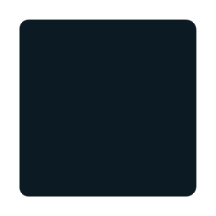 Mittelgroßes schwarzes Quadrat Emoji Mozilla