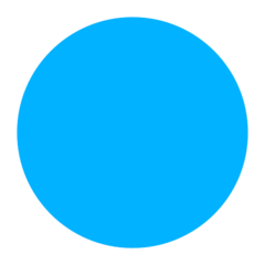 🔵 Blue Circle Emoji in Mozilla Browser