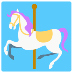 Cavallo della giostra Emoji Mozilla