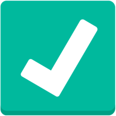 Marca de selección Emoji Mozilla