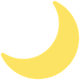 crescent-moon Emoji mozilla