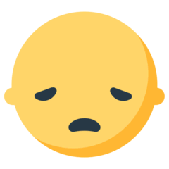 Disappointed Face Emoji in Mozilla Browser