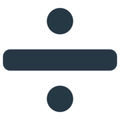 ➗ Símbolo de división Emoji en Mozilla