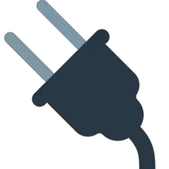 Электрическая вилка Эмодзи в браузере Mozilla