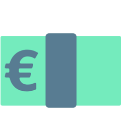 Euro Banknote Emoji in Mozilla Browser